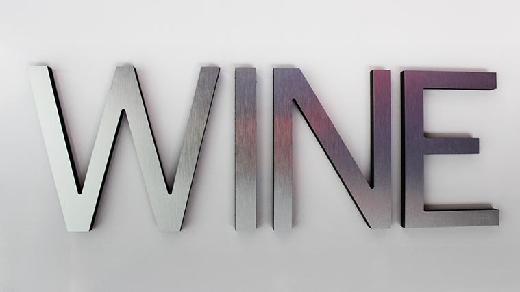 Ultraboard letters sign