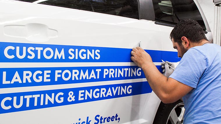 Vehicle Wrap installation
