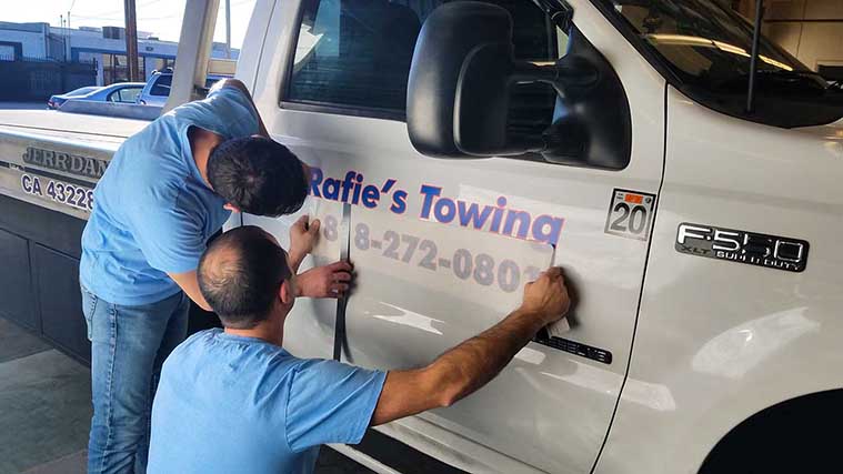Vehicle wrapping installation process