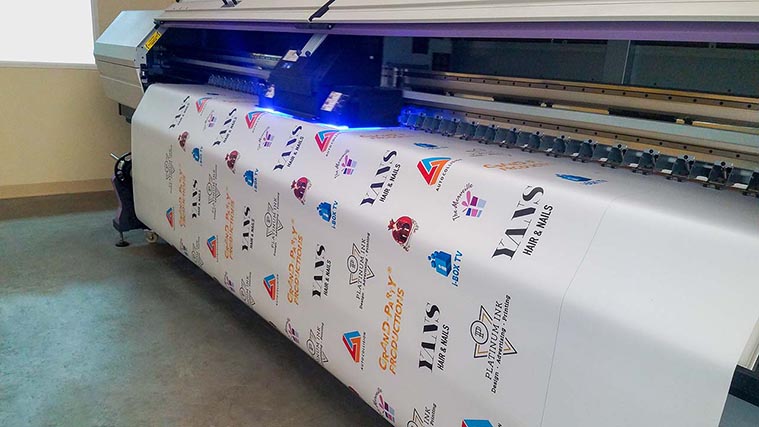 Vinyl Banner Printing with UV inks