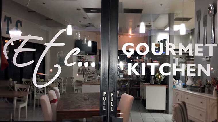 Window vinyl letterings