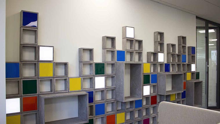 Wooden and acrylic interior signs