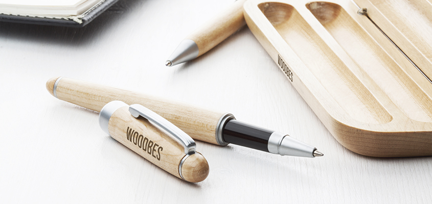 Wooden pen as an eco-friendly promotional item