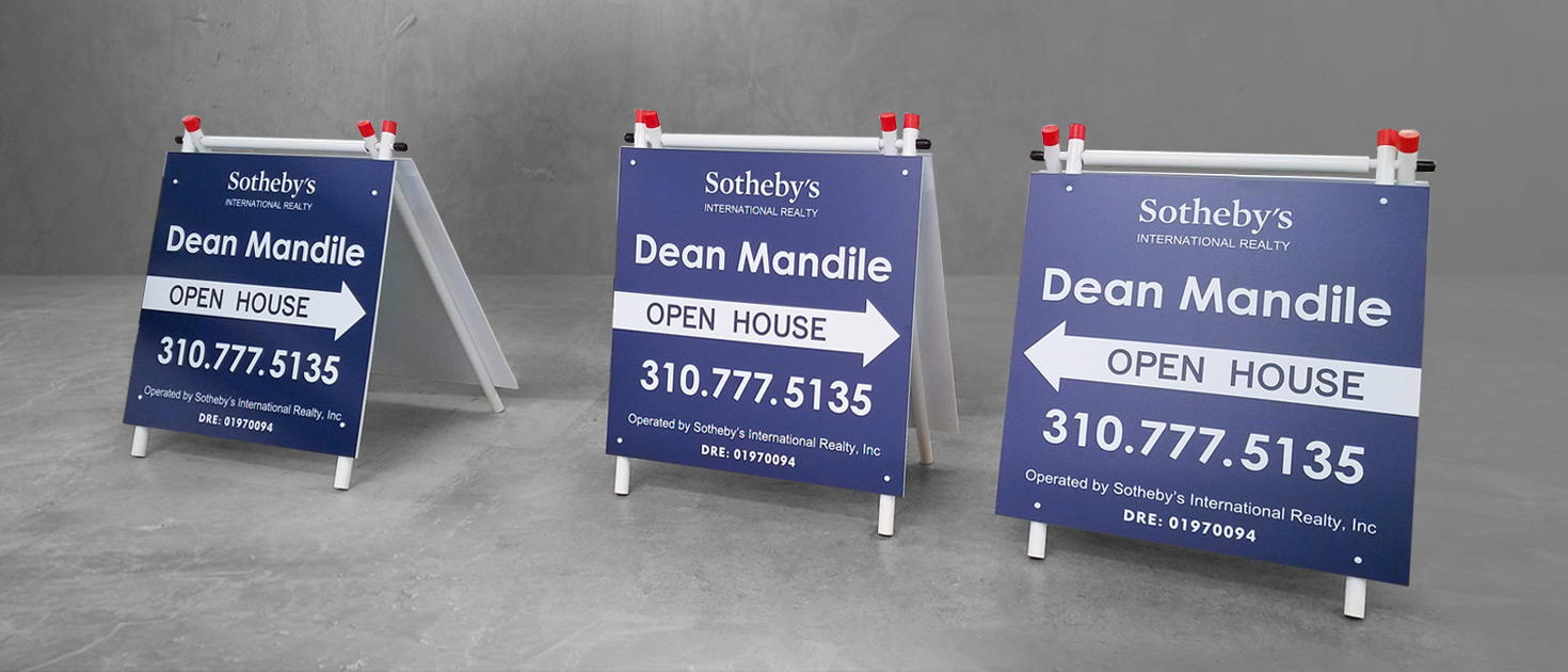 double-sided a-frame signs