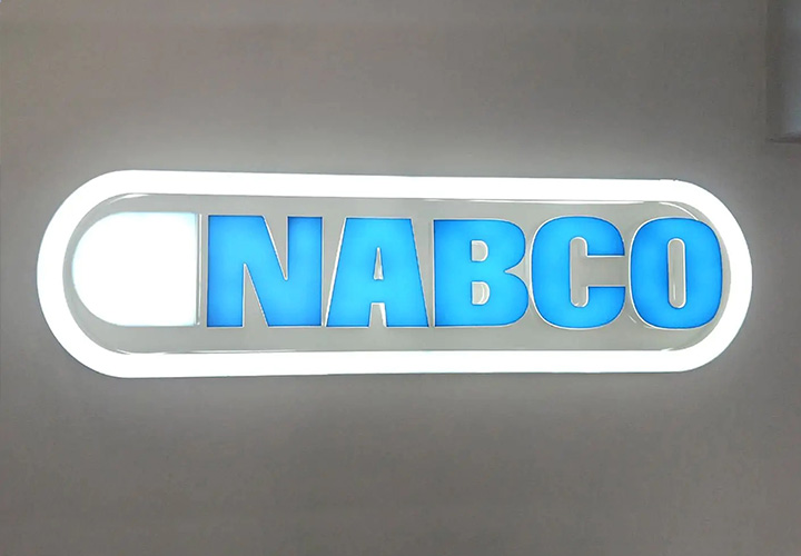Electrical Source Holdings channel letter sign spelling NABCO