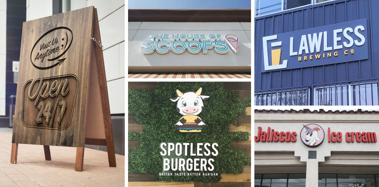 Modern Store Front Signage - Shop Signs