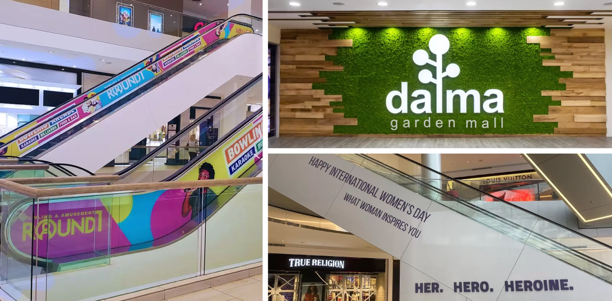 In-store signage ideas for shopping malls