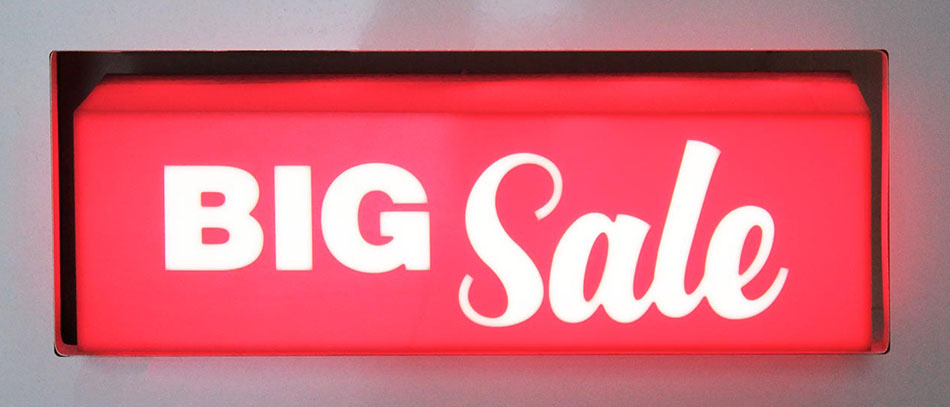 Big Sale red lightbox from acryl