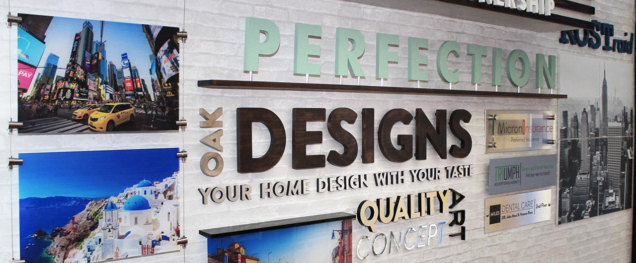 PERFECTION showroom business sign