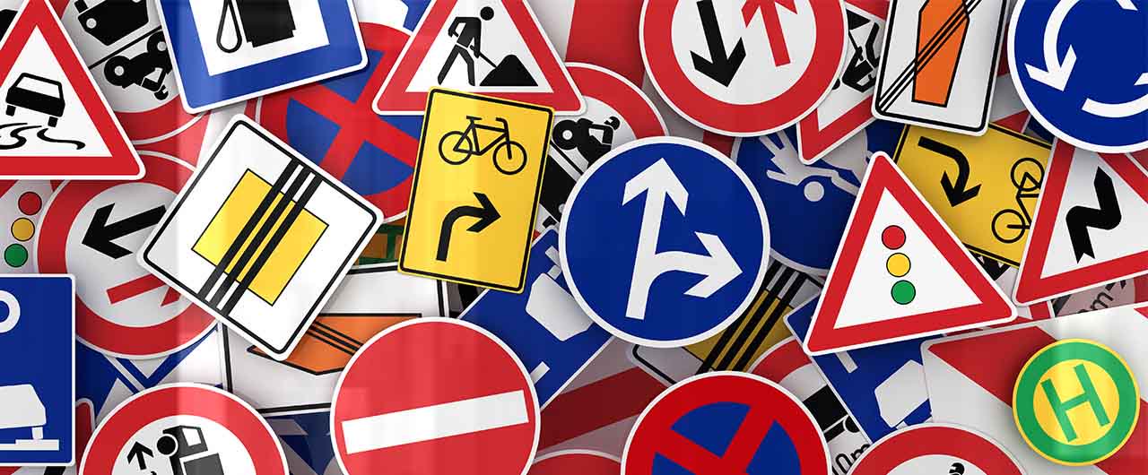 traffic signs from alumin