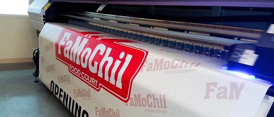 FamoChil wide format banner printing