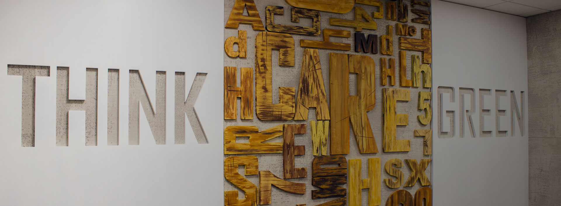 wooden 3d letters