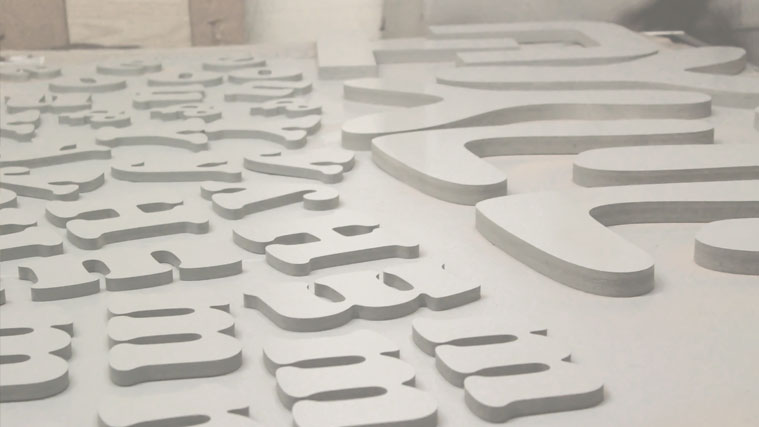 Painted Pvc Letters