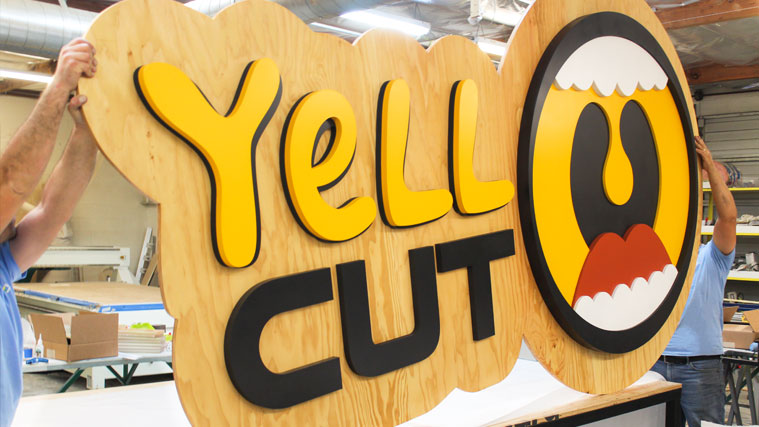 Wood And Pvc Sign