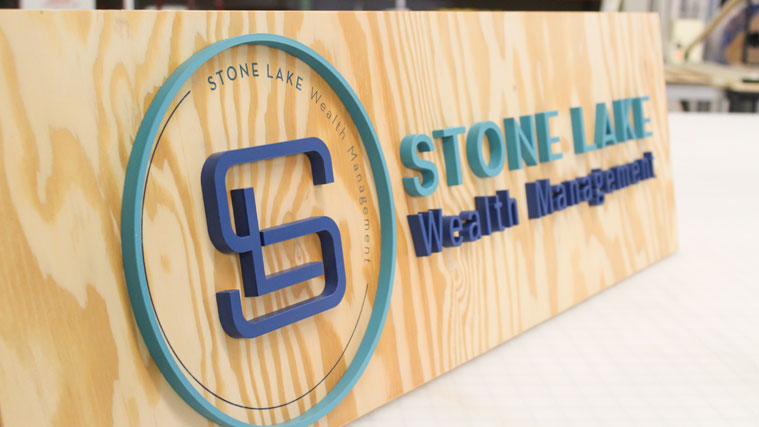 Wooden Acrylic Sign