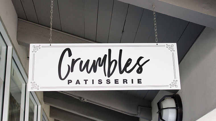 Hanging Aluminum Sign