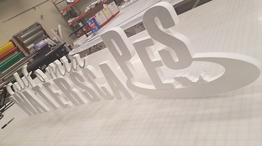 Foamboard Letters Foamboard 3D letters