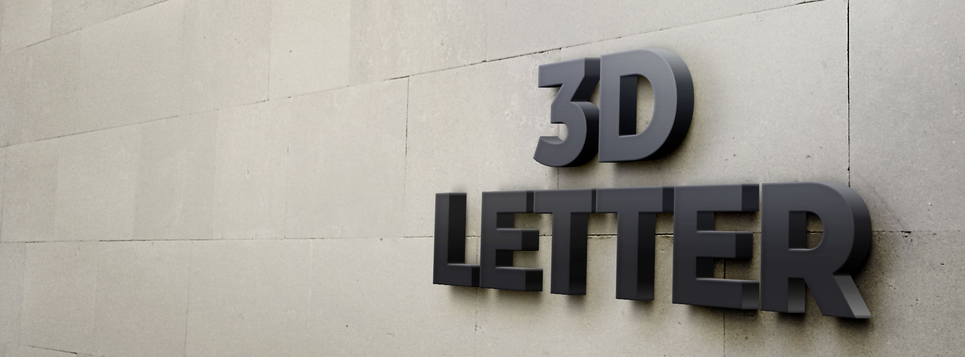 Personalized 3D Letters