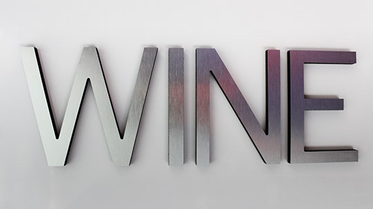 Ultraboard Letters Ultraboard Letters with silver finish