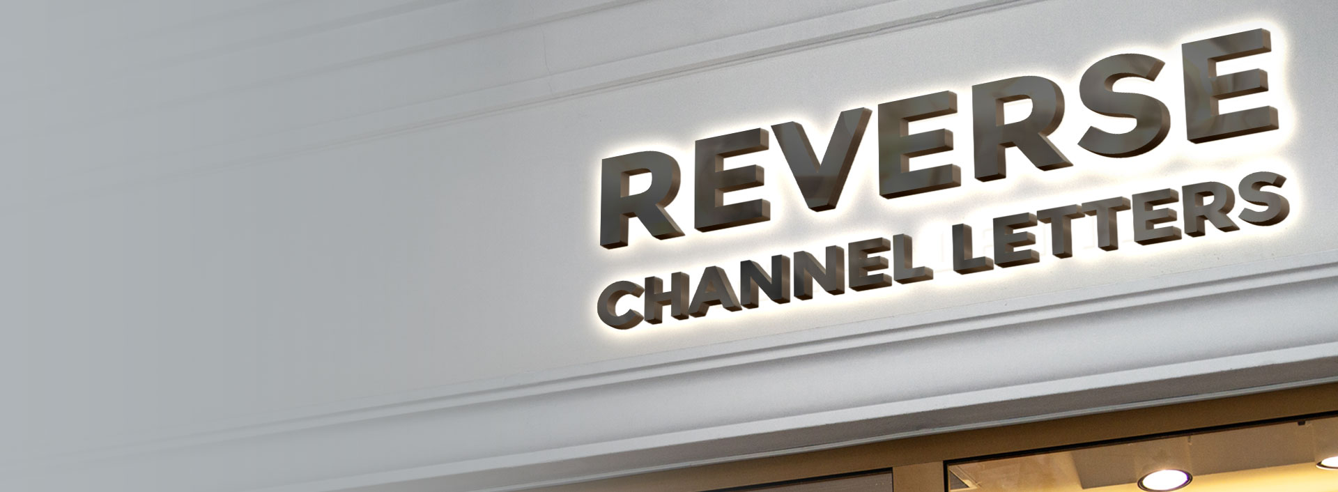 Custom Reverse Channel Letter Sign