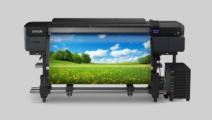 EPSON SureColor S80600L large format printing machine with ten-color paint package