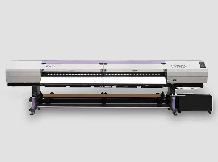 Mimaki UJV55-320 printer for large scale printing in big size