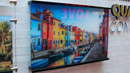 Acrylic picture sign