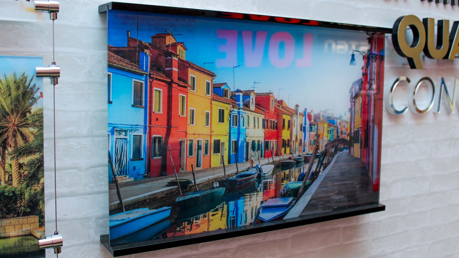 Acrylic picture sign