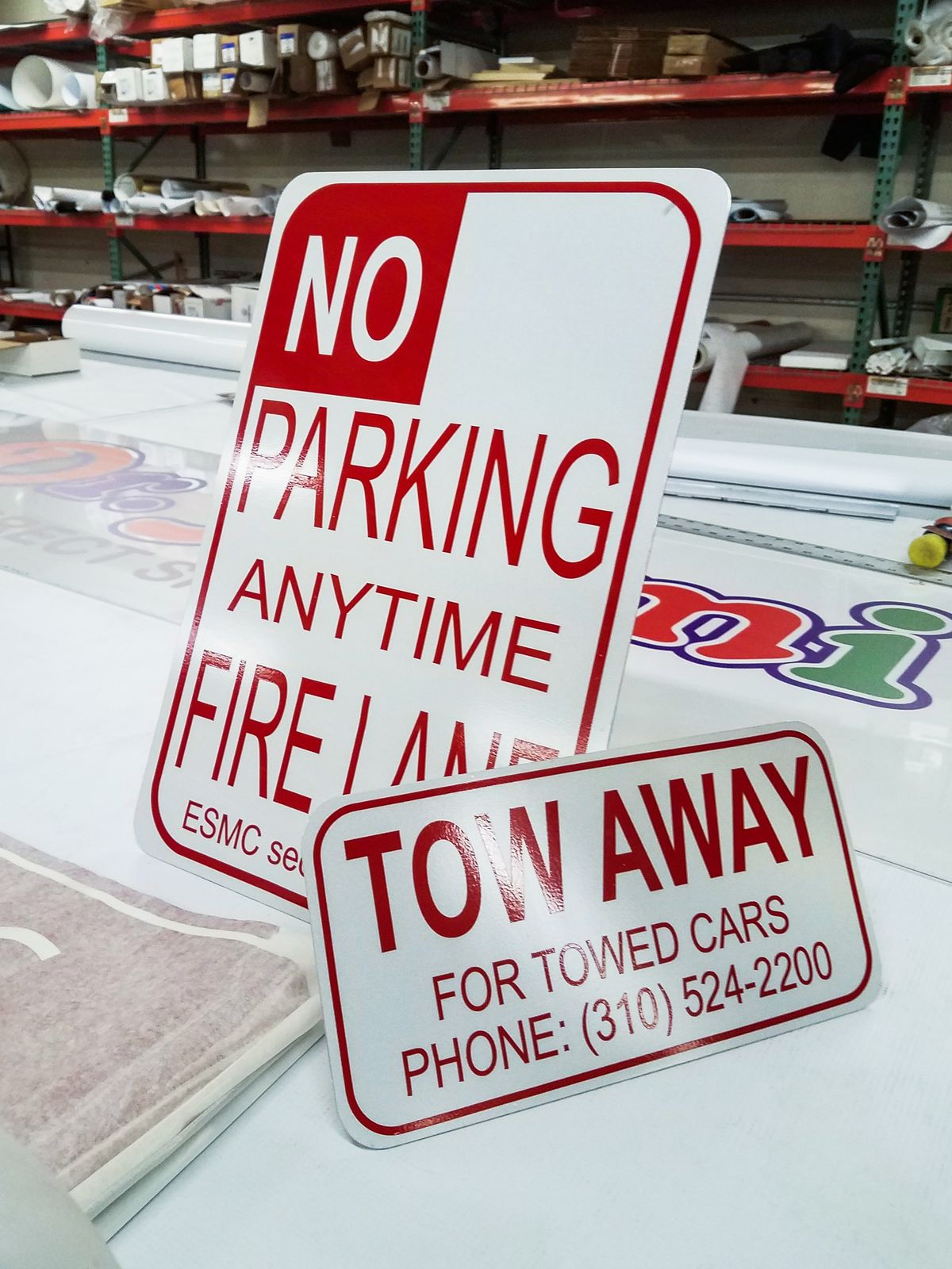 Aluminum Parking Sign