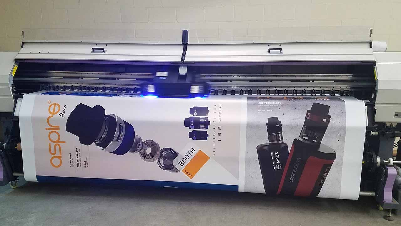 Aspire banner printing