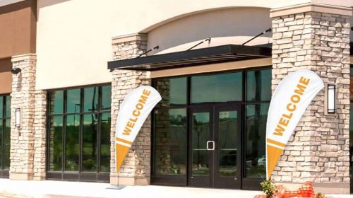 Business fabric banners