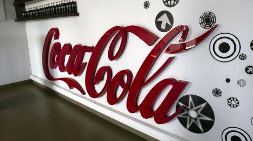 Coca-cola 3d letters