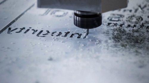 Cutting an Aluminum Sign