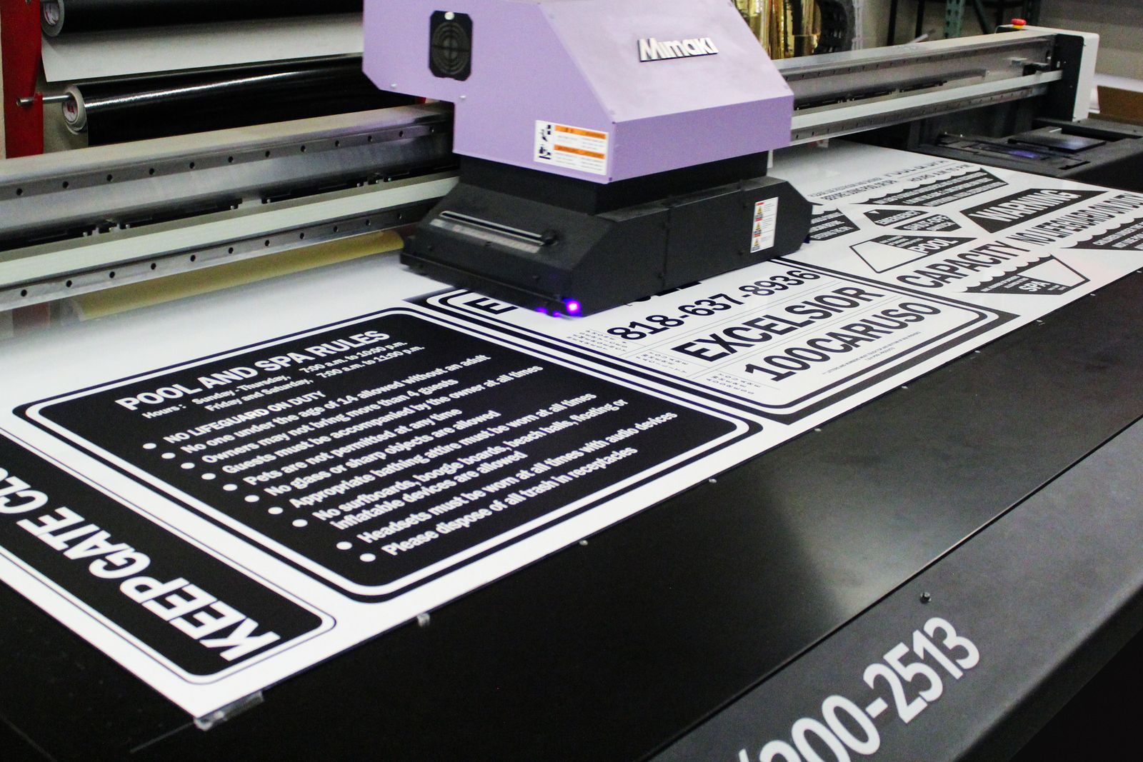 Dibond Safety Signs Printing