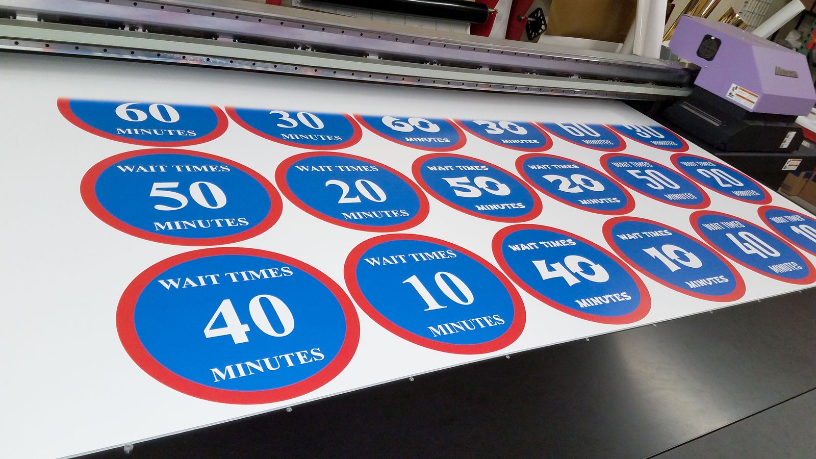 Direct printing a Gatorboard Sign