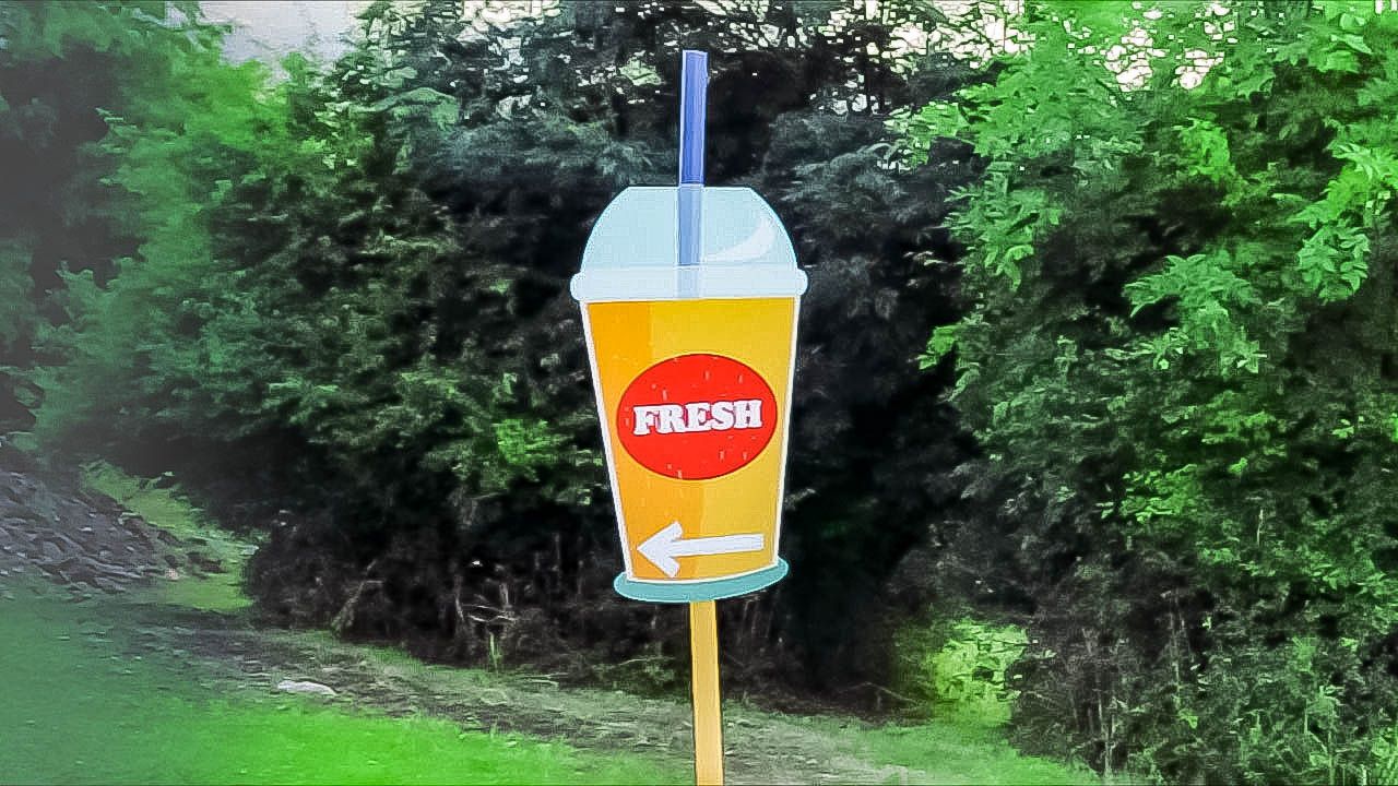 Directional Aluminum Sign
