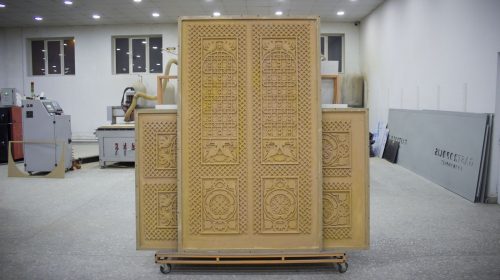 Engraved Wooden Doors