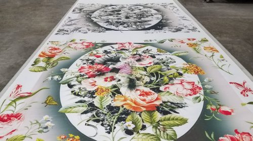 Flowery canvas prints