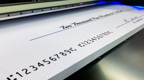 Foamboard Cheque Direct Printing