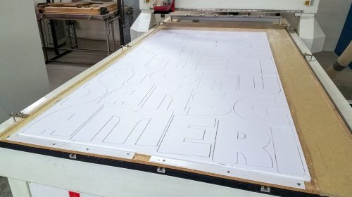 Gatorboard material cutting