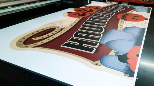 Halloween Themed Gatorboard Sign