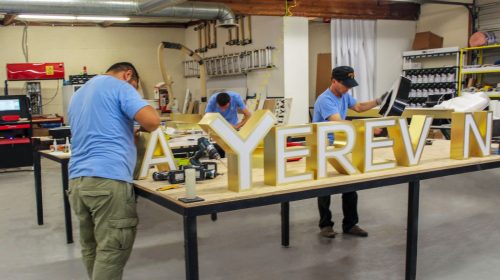 Illuminated Acrylic Letters