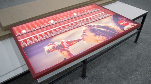 Lightbox with Backlit Vinyl