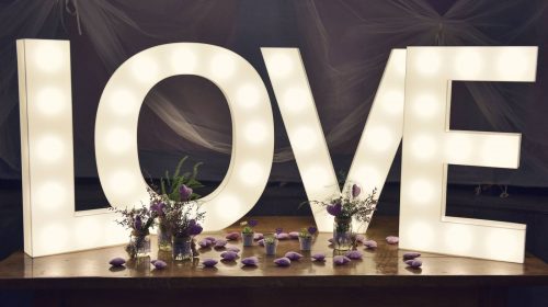 Love Decorative Illuminated Letters