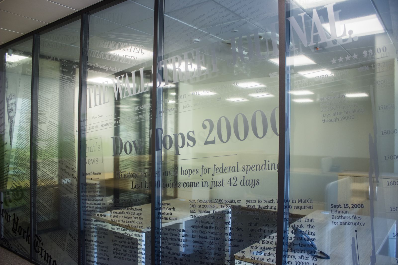 Office Clear Window Vinyl