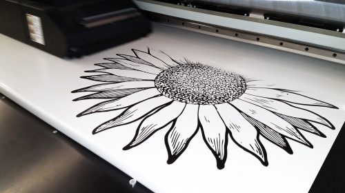 PVC sign printing process