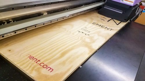 Plywood Direct printing process