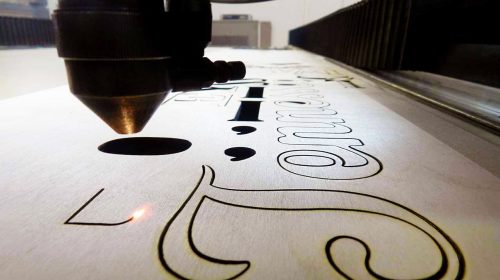 Plywood laser cutting