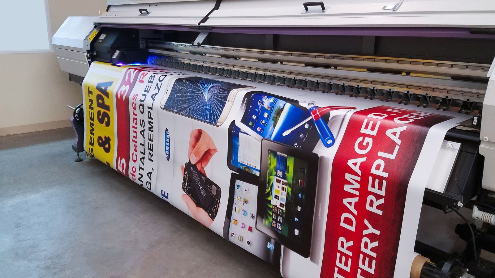 Promotional banner printing