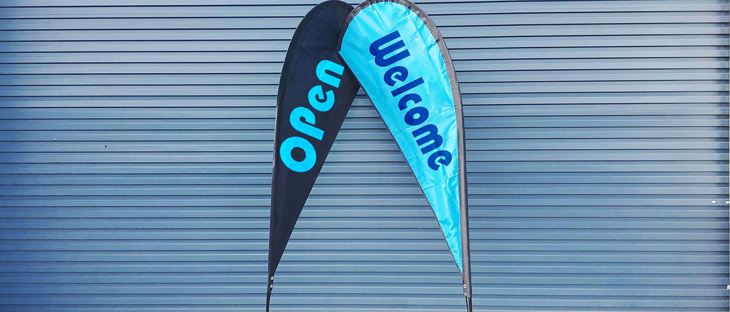 9x3 Basic Teal Wind-Resistant Outdoor Mesh Vinyl Banner Keep Out CGSignLab 
